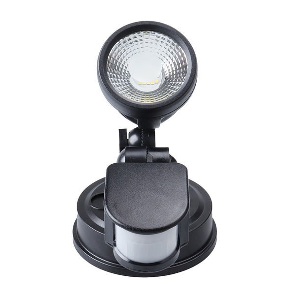 Telbix Illume Single Exterior Spot Sensor Black