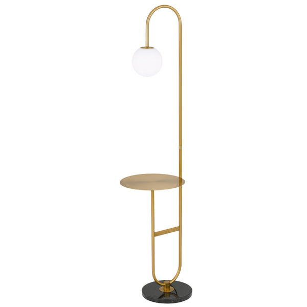 Telbix Inez Floor Lamp Black Antique Gold