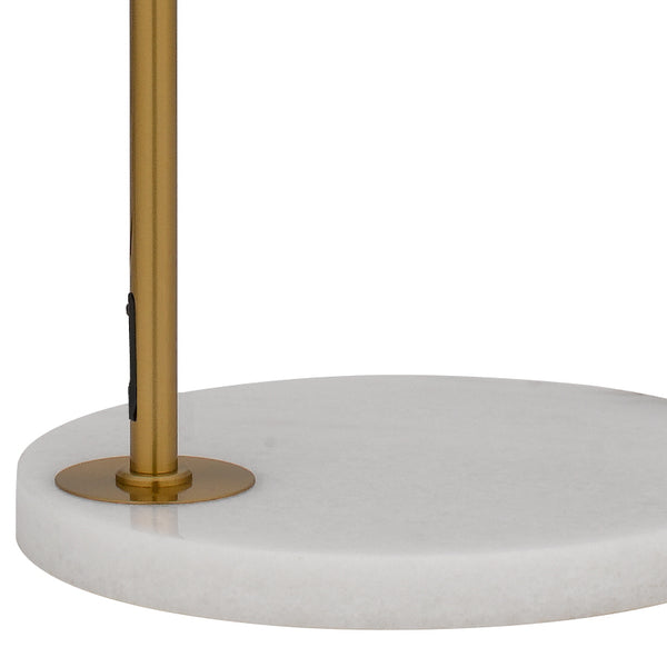 Telbix Ingrid Floor Lamp Gold White