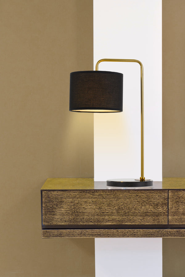 Telbix Ingrid Table Lamp Gold Black