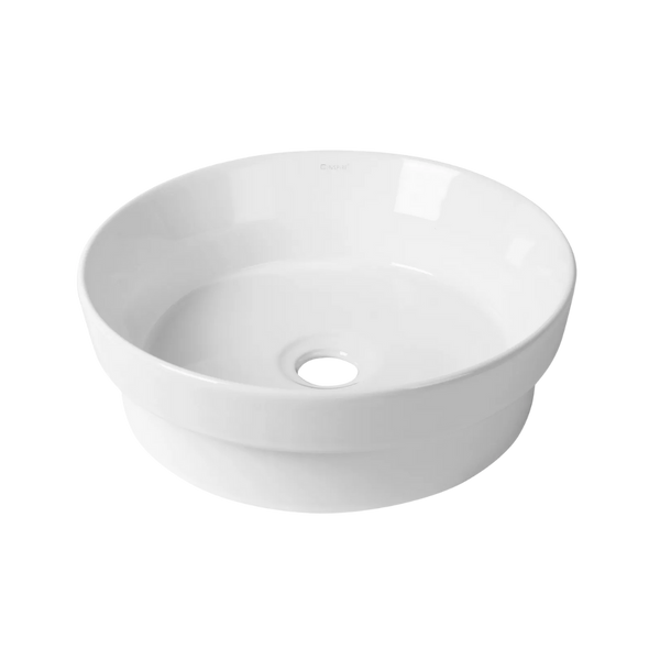Otti Semi Inset Round 355x355x120 Basin Gloss White