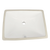 Otti Undermount Square 475x350x235 Basin with Overflow Gloss White