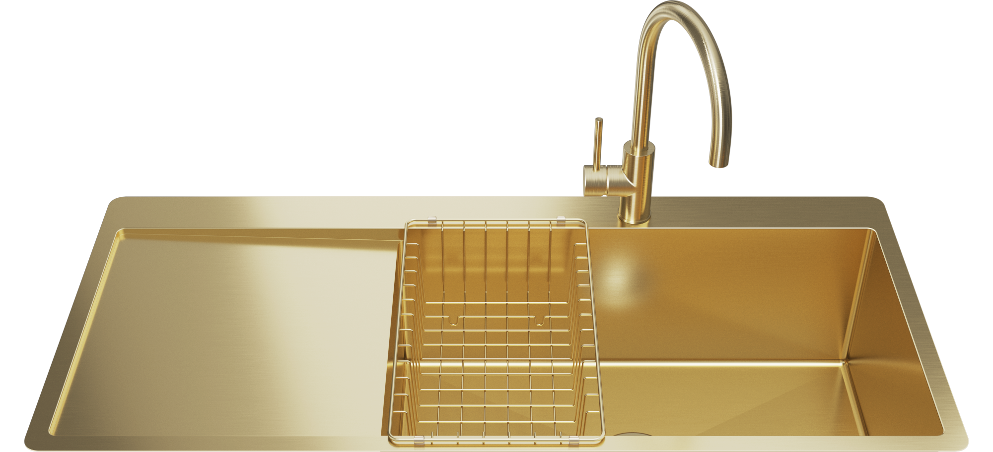 Alma Ellie Brass Gold Dish Rack