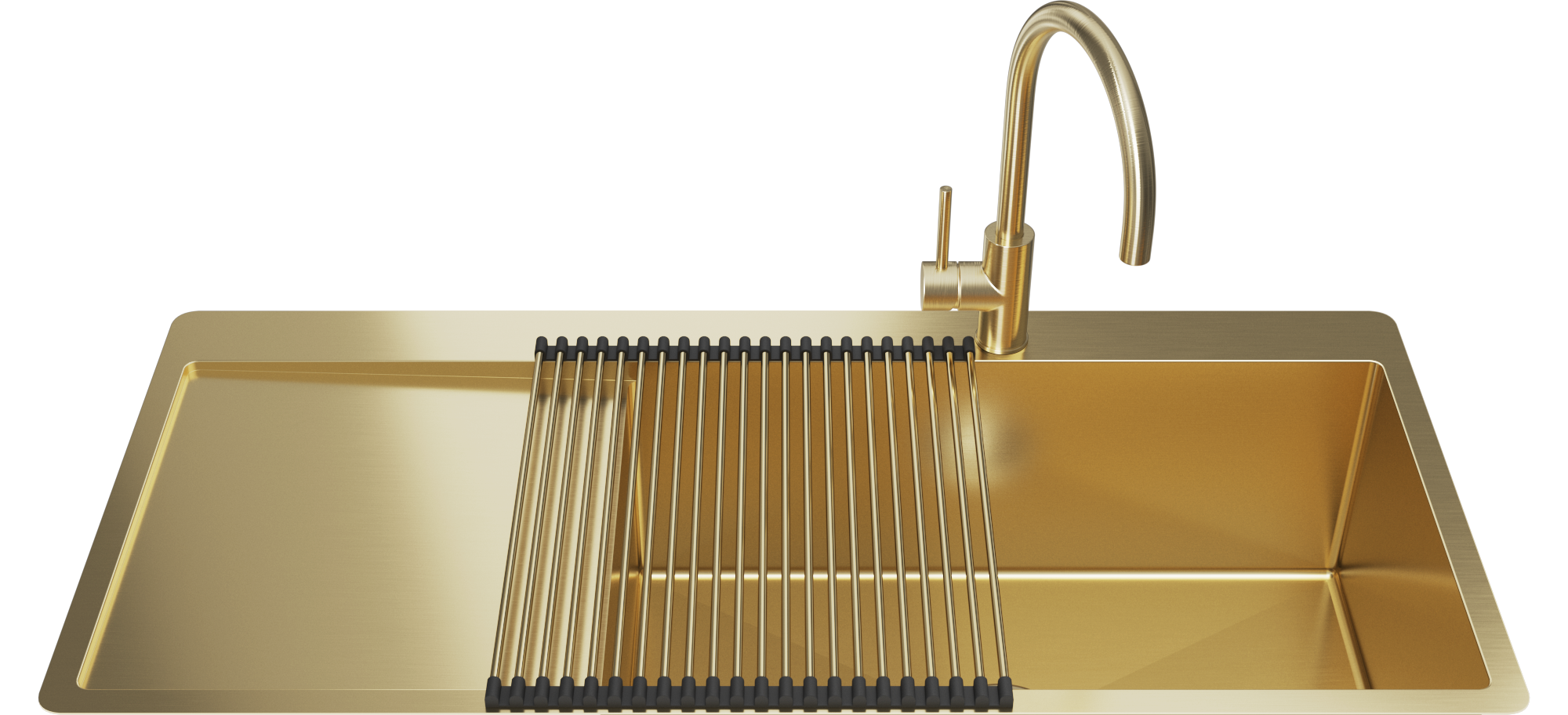Alma Zander Brass Gold Roll Mat
