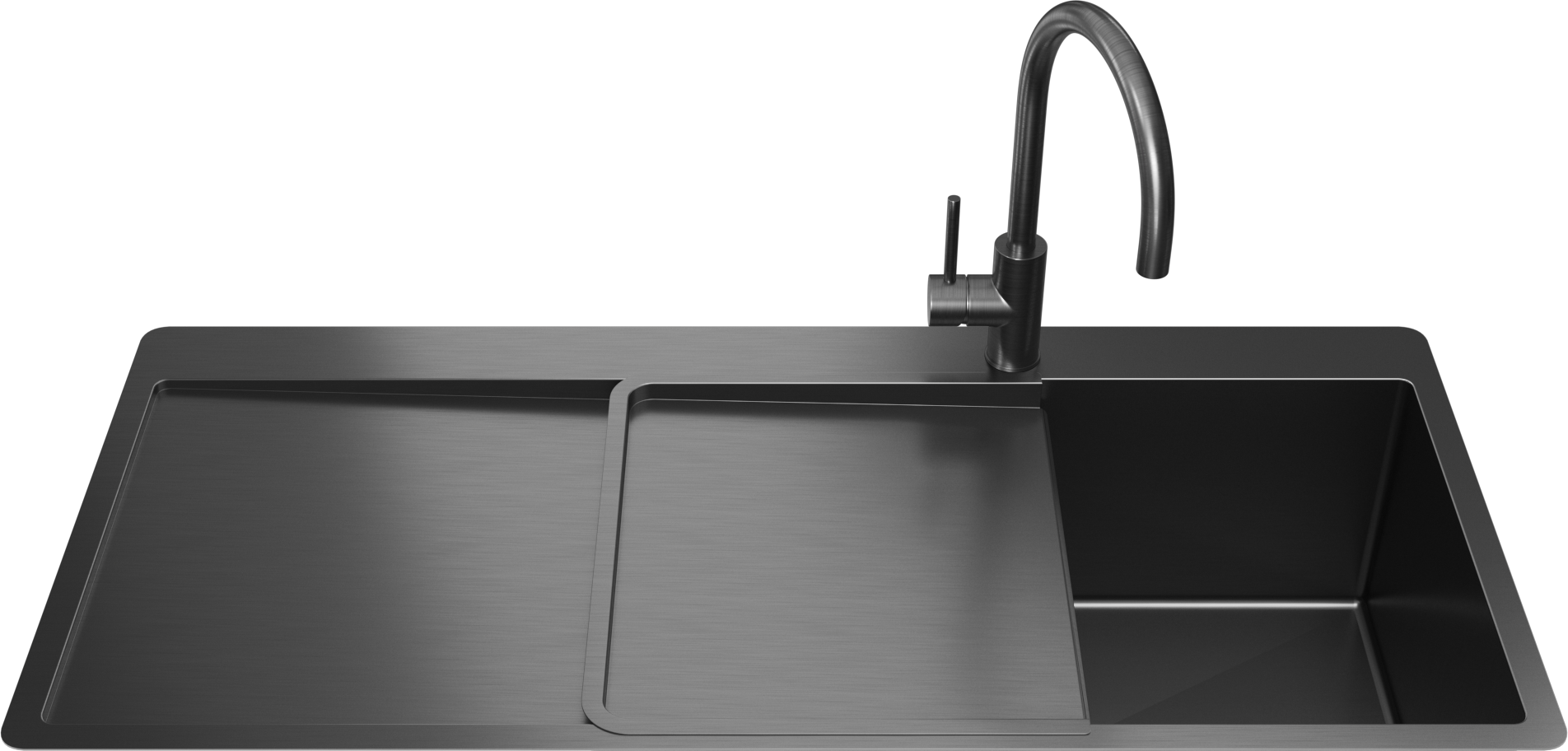 Alma Aiden Portable Drain Board Brushed Gunmetal