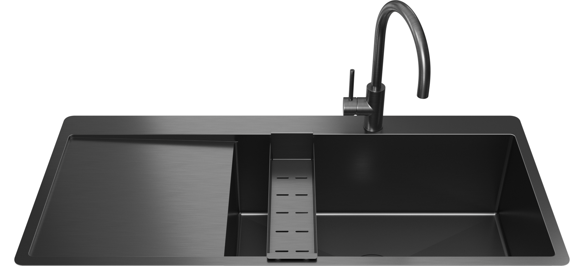 Alma Arthur Slimline Colander Brushed Stainless Steel