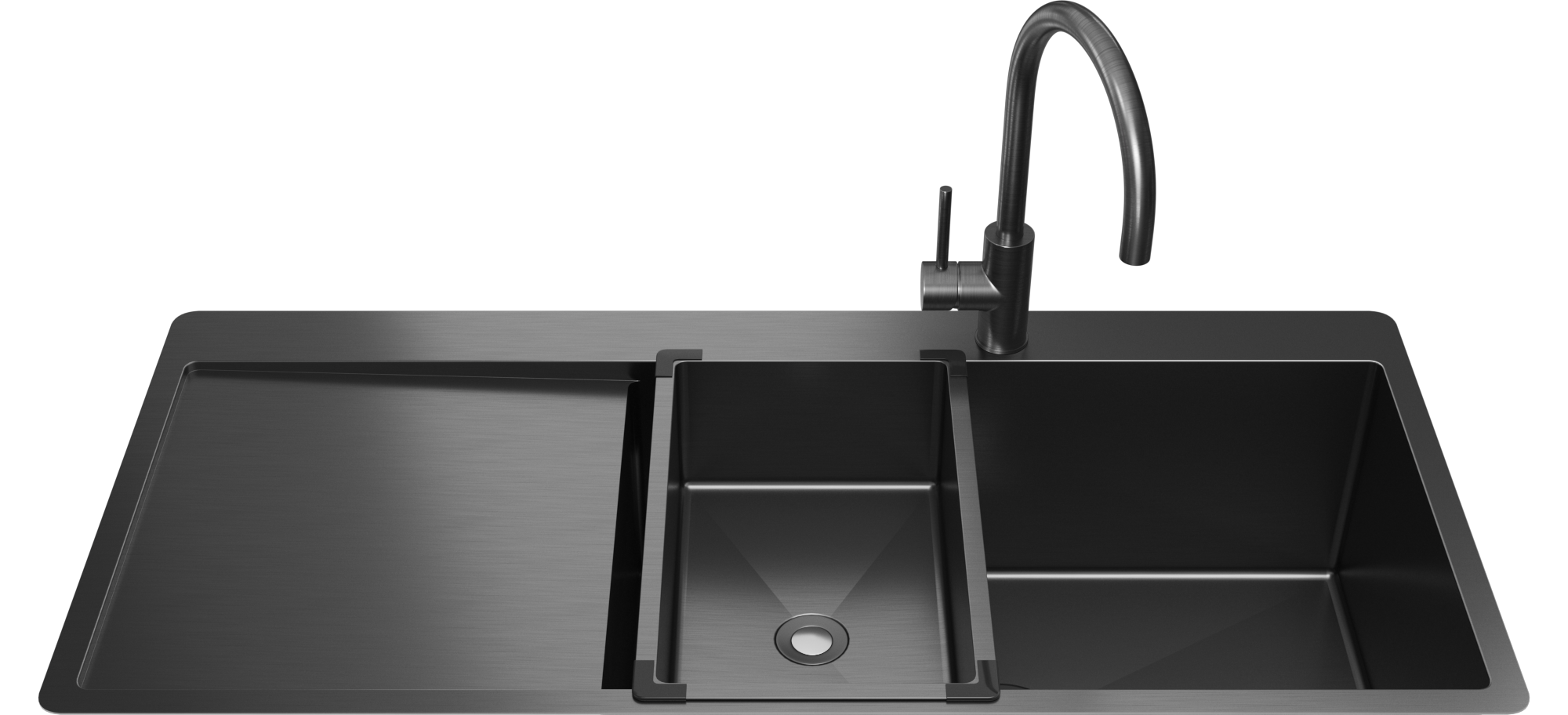 Alma Piper Portable Mini Sink Brushed Gunmetal