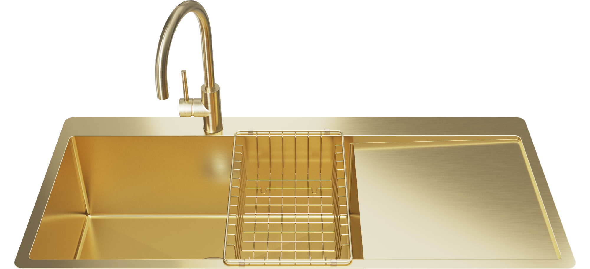 Alma Ellie Brass Gold Dish Rack