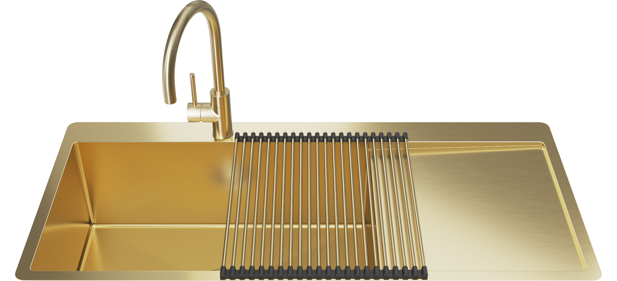 Alma Zander Brass Gold Roll Mat