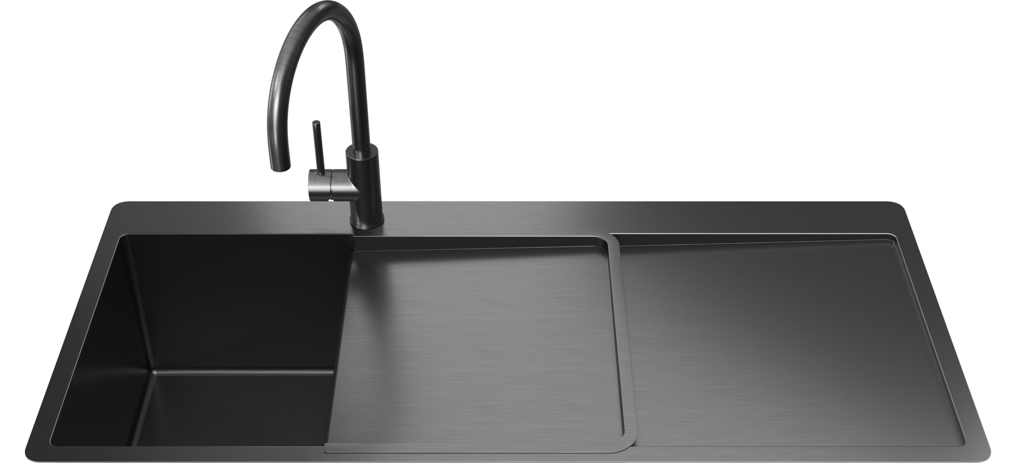 Alma Aiden Portable Drain Board Brushed Gunmetal