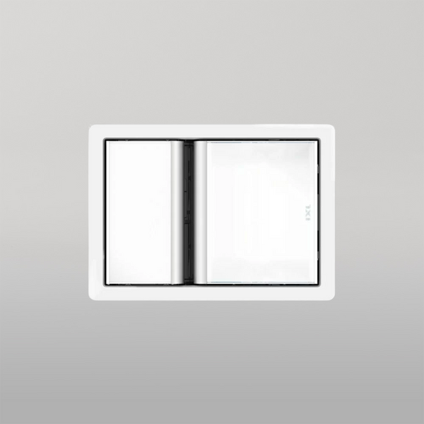 IXL Tastic Luminate Single 3 in 1 Bathroom Heater, Exhaust Fan & Light - White