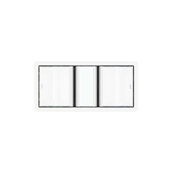 IXL Tastic Luminate Dual 3 in 1 Bathroom Heater, Exhaust Fan & Light - White