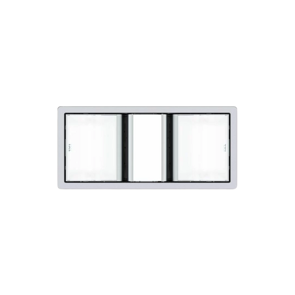 IXL Tastic Luminate Dual 3 in 1 Bathroom Heater, Exhaust Fan & Light - Silver