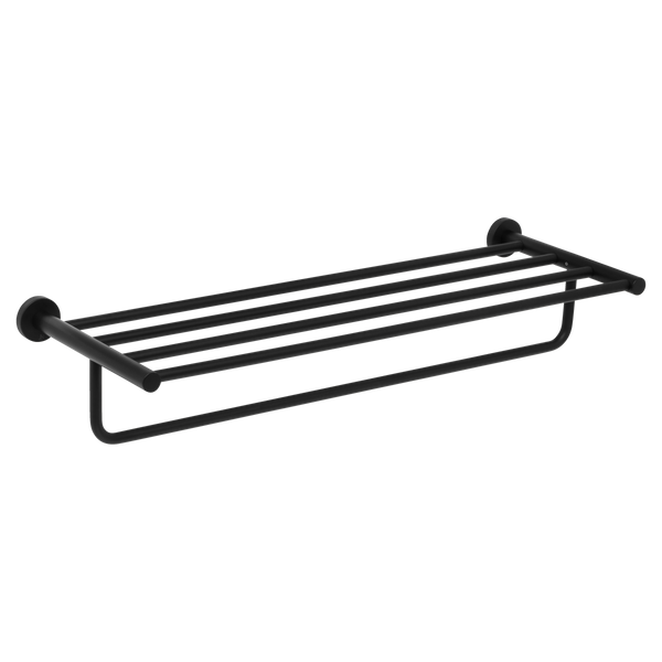 Johnson Suisse Venezia Towel Rack Matte Black
