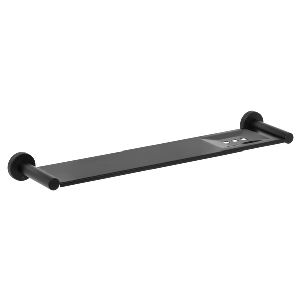 Johnson Suisse Venezia Metal Shelf 450mm Matte Black