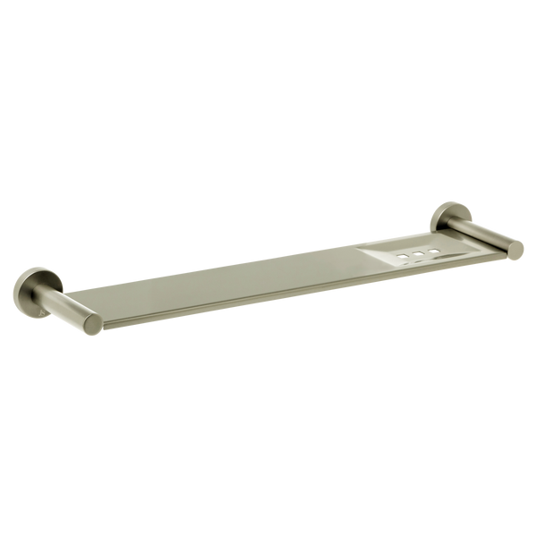 Johnson Suisse Venezia Metal Shelf 450mm Brushed Nickel