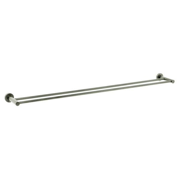 Johnson Suisse Venezia Double Towel Rail 900mm Brushed Nickel