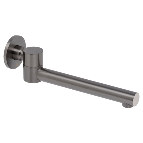 Johnson Suisse Venezia Swivel Bath Spout Brushed Gunmetal