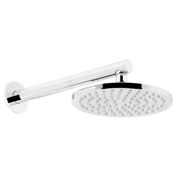 Johnson Suisse Venezia Overhead Rain Shower With 300mm Wall Arm Chrome