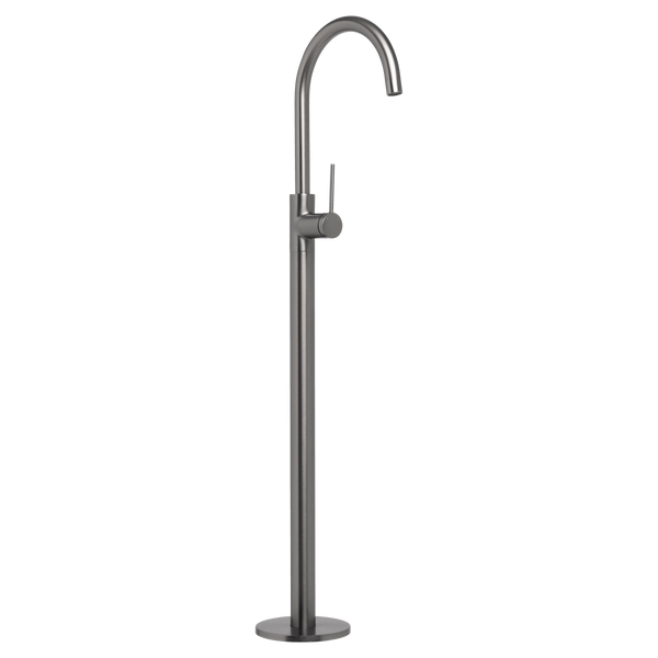 Johnson Suisse Venezia Freestanding Bath Filler Brushed Gunmetal