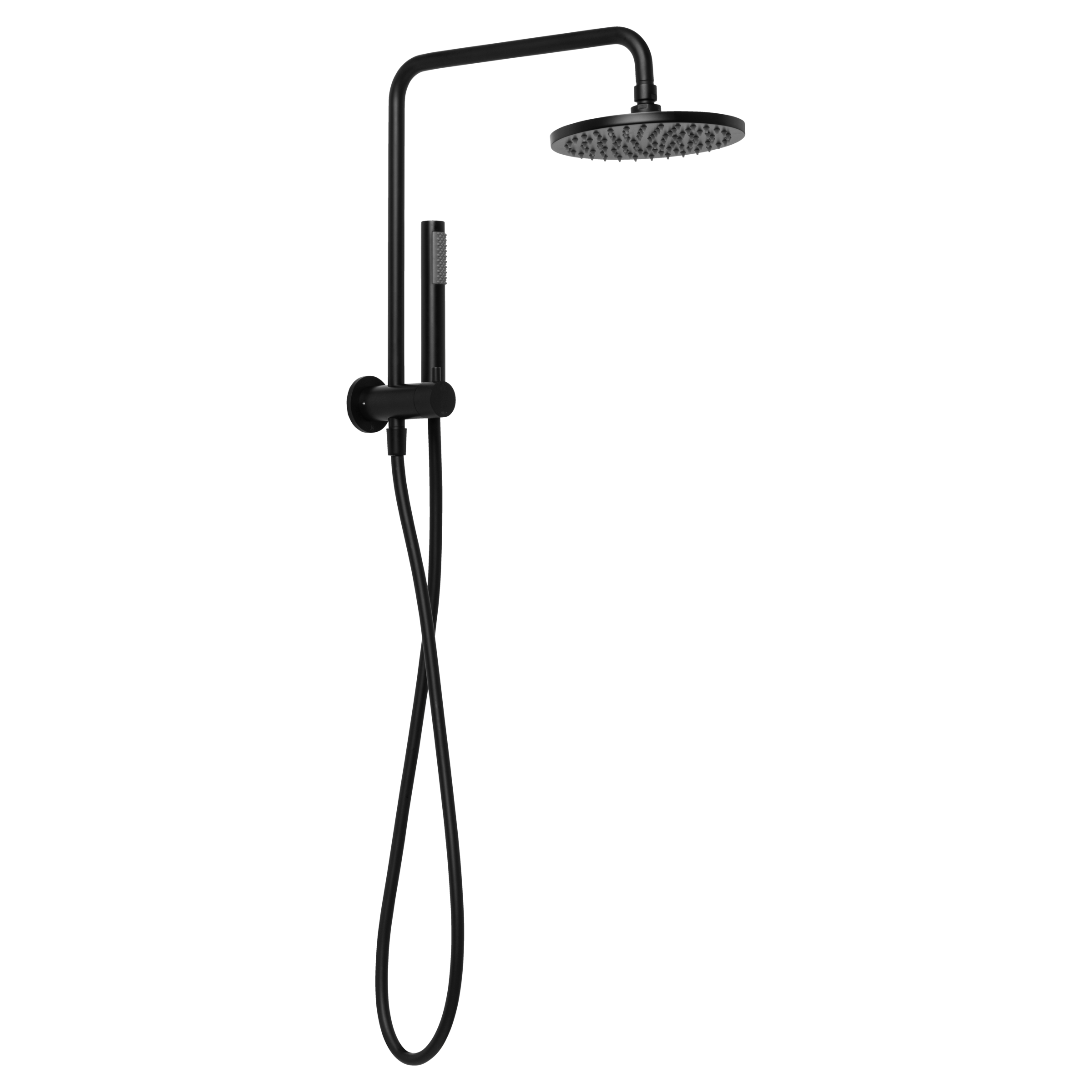 Johnson Suisse Venezia Short Twin Shower Matte Black