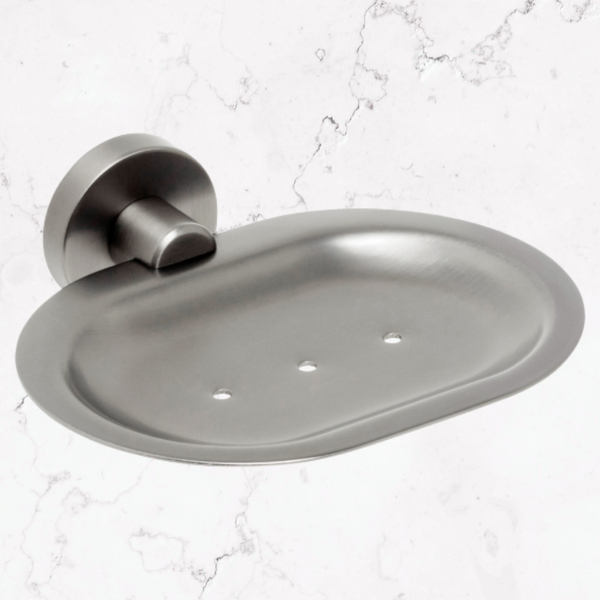 Johnson Suisse Venezia Soap Dish Brushed Nickel II