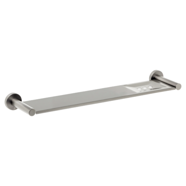 Johnson Suisse Venezia Metal Shelf 450mm Brushed Nickel II