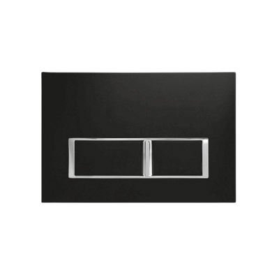 Johnson Suisse In-Wall-Econoflush Low Rectangle Button Black