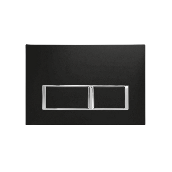 Johnson Suisse In-Wall-Econoflush Low Rectangle Button Black