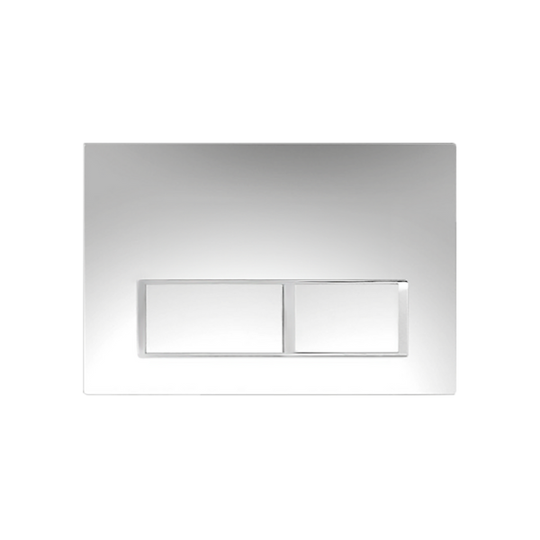 Johnson Suisse In-Wall-Econoflush Low Rectangle Button Matte Chrome