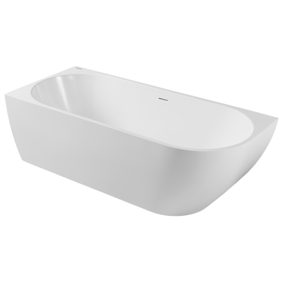 Johnson Suisse Venezia Corner Acrylic Bath 1500 Left Hand Matte White