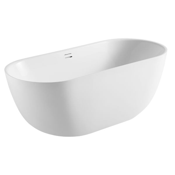 Johnson Suisse Venezia Freestanding Acrylic Bath 1580 Matte White