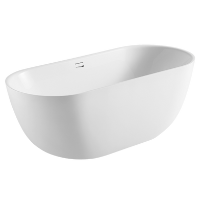 Johnson Suisse Venezia Freestanding Acrylic Bath 1580 Matte White