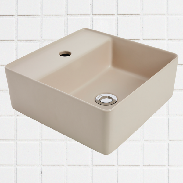 Johnson Suisse Venezia Sand Square Countertop Basin