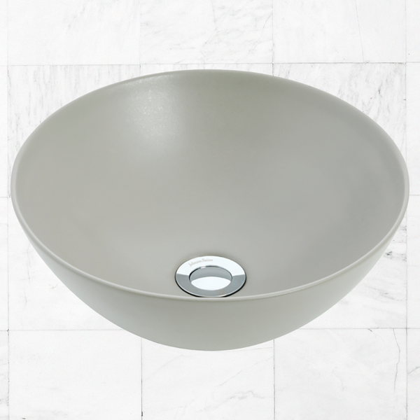 Johnson Suisse Venezia Ash Round Bowl Countertop Vessel