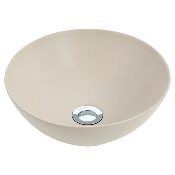 Johnson Suisse Venezia Sand Round Bowl Countertop Vessel