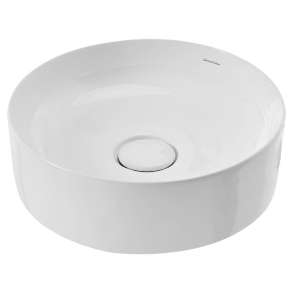 Johnson Suisse Venezia White Round Countertop Vessel