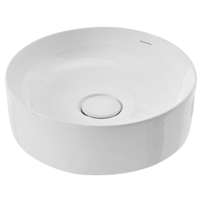 Venezia White Round Countertop Vessel