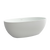 Johnson Suisse Gemelli Freestanding Solid Surface Bath 1650 Matte White