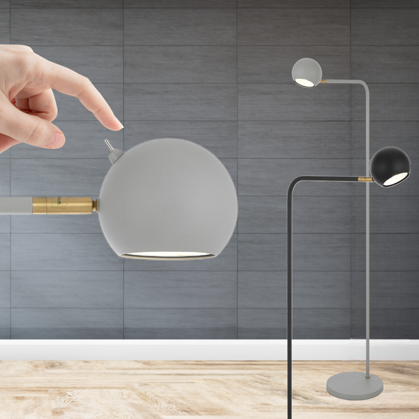 Telbix Jeremy Floor Lamp Black