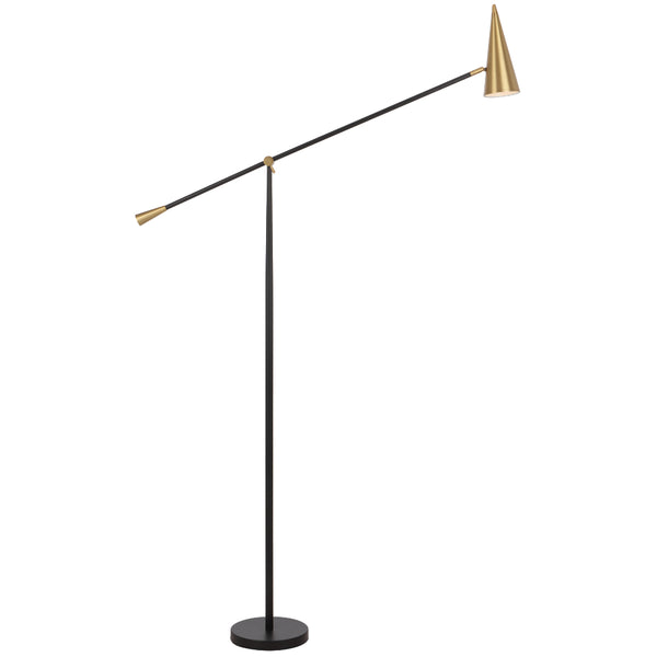 Telbix Jibara Floor Lamp Black