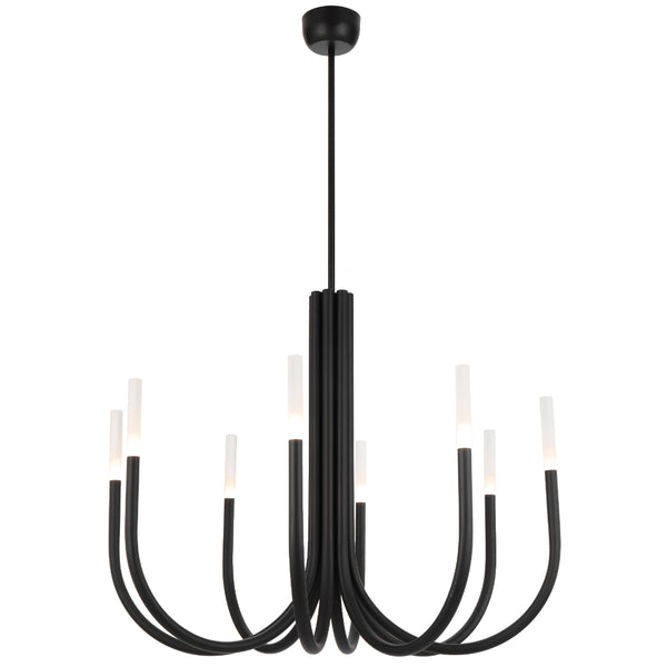 Telbix Joshua 8 Light Pendant Black