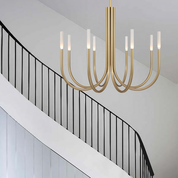 Telbix Joshua 8 Light Pendant Gold