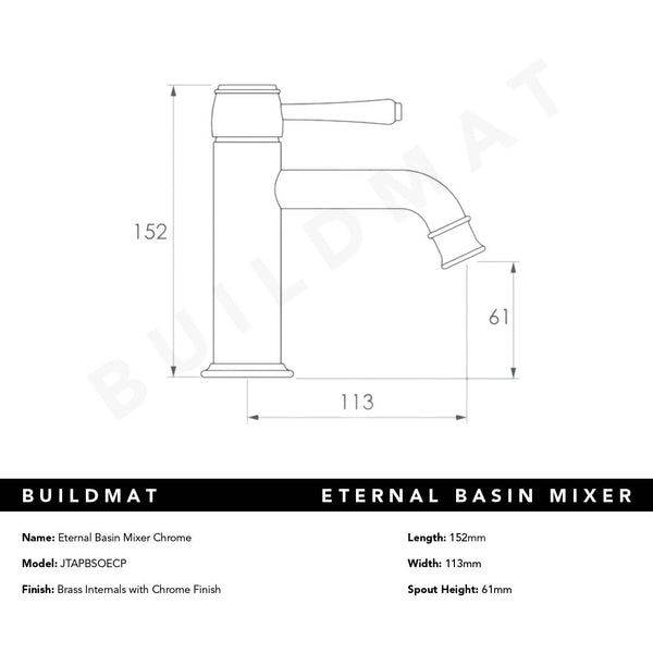 ADP Eternal Basin Mixer Chrome