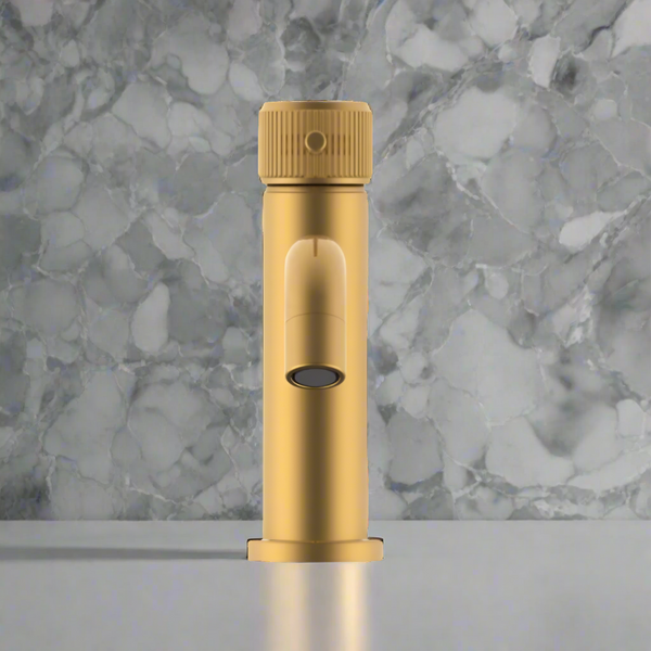 ADP Soul Groove Basin Mixer Brushed Brass