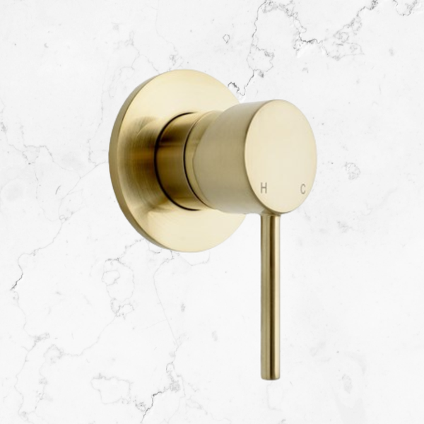 ADP Bloom Wall Mixer Light Brushed Brass