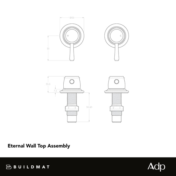 ADP Eternal Top Assembly (pr) Chrome
