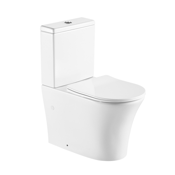 Johnson Suisse Emilia MK II Back to Wall Rimless Toilet Suite with Slim Seat