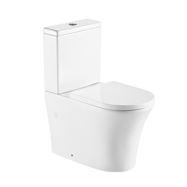 Johnson Suisse Emilia MK II Back to Wall Rimless Toilet Suite with Standard Seat