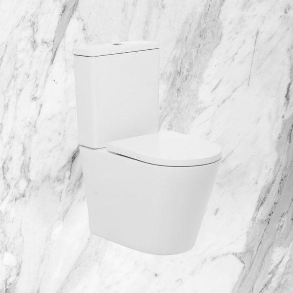 Johnson Suisse Venezia Compact Tornado Flush Back To Wall Suite Short Projection White